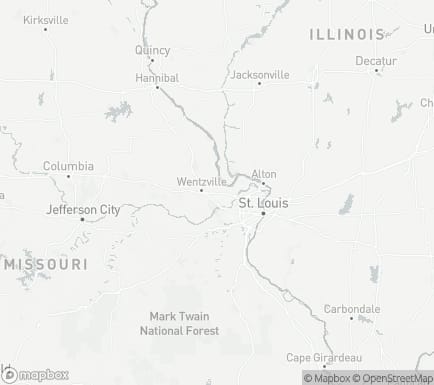 O'Fallon, MO, USA and nearby cities map