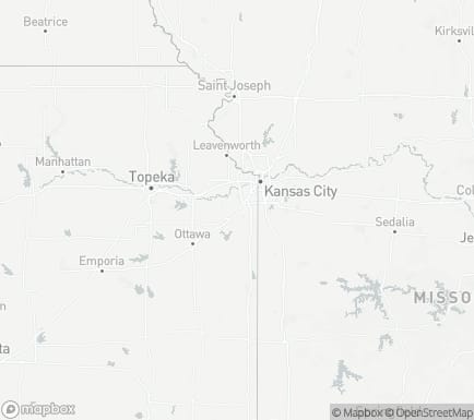 Olathe, KS, USA and nearby cities map