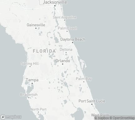 Oviedo, FL, USA and nearby cities map