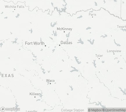 Palmer, TX, USA and nearby cities map