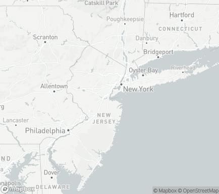 Perth Amboy, NJ, USA and nearby cities map