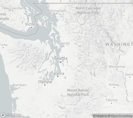 Redmond, WA, USA and nearby cities map