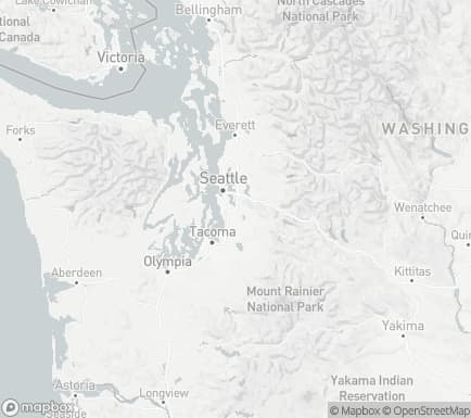 Renton, WA, USA and nearby cities map