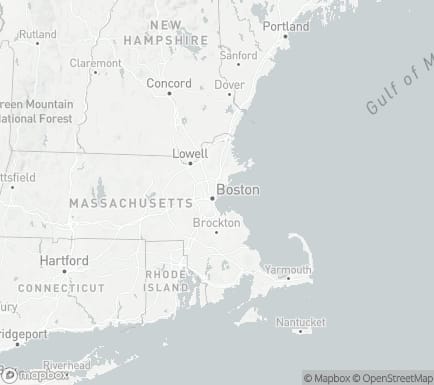 Revere, MA, USA and nearby cities map