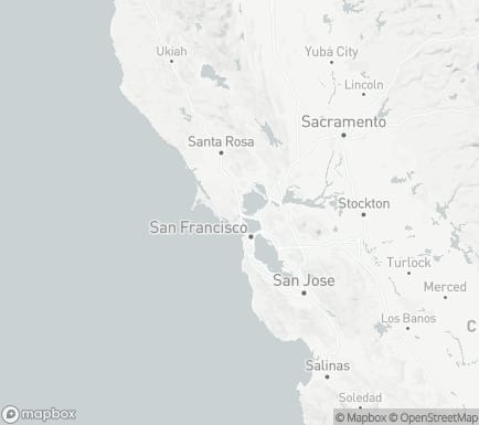 San Rafael, CA, USA and nearby cities map