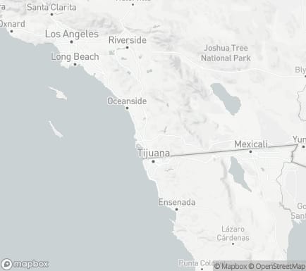 Santee, CA, USA and nearby cities map