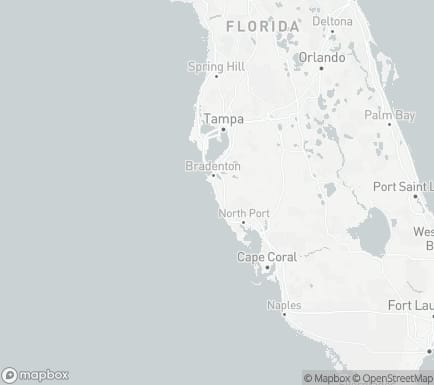 Sarasota, FL, USA and nearby cities map