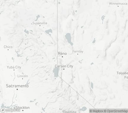 Sparks, NV, USA and nearby cities map