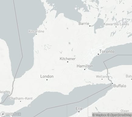 St. Jacobs, ON, Canada and nearby cities map