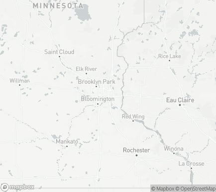 St Paul, MN, USA and nearby cities map