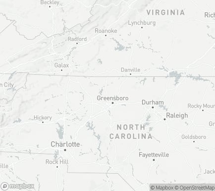 Summerfield, NC, USA and nearby cities map