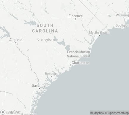 Summerville, SC, USA and nearby cities map