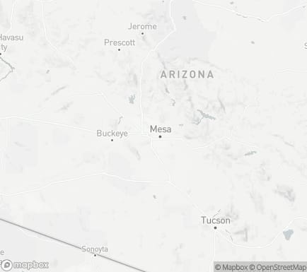 Tempe, AZ, USA and nearby cities map