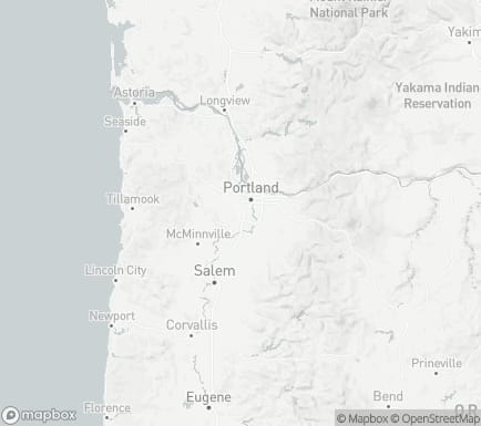 Tigard, OR, USA and nearby cities map