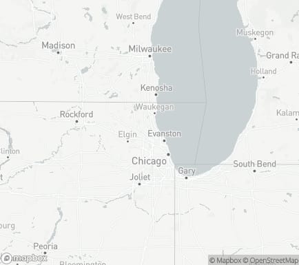 Wheeling, IL, USA and nearby cities map