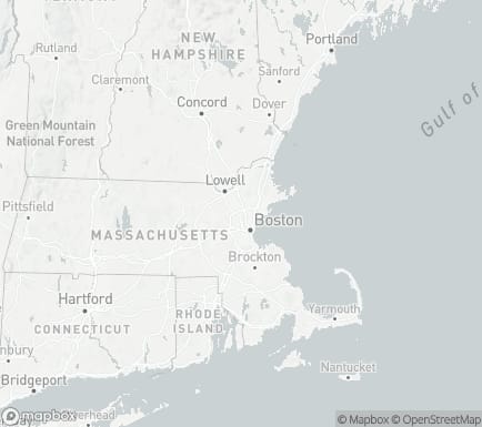 Woburn, MA, USA and nearby cities map