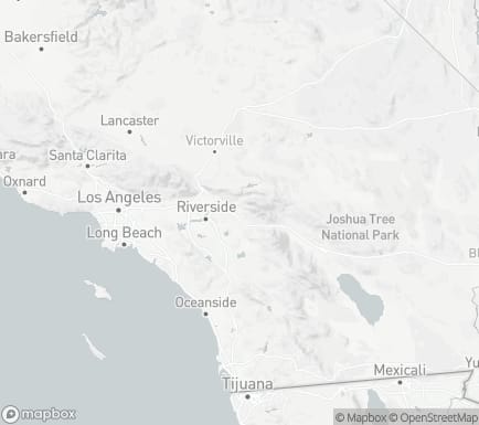 Yucaipa, CA, USA and nearby cities map