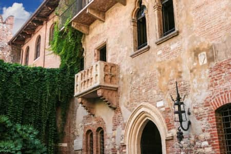 Juliet balcony in Verona