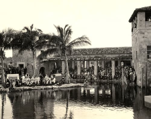 Old photo of the venetian pool miami