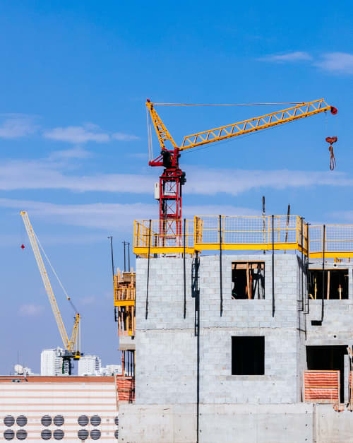 tower crane visible over buildings