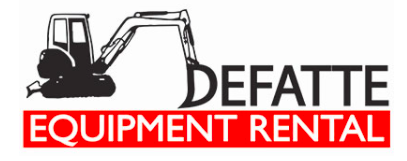 Defatte Equipment Rentals logo