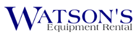 Watson's Equipment Rental logo