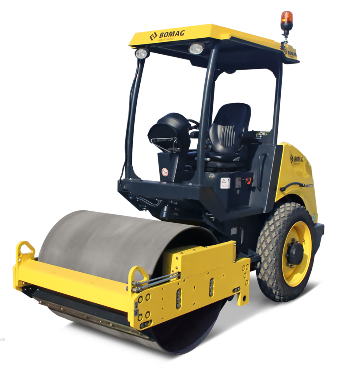 66 Single Smooth Drum Ride-On Vibratory Roller Compactor