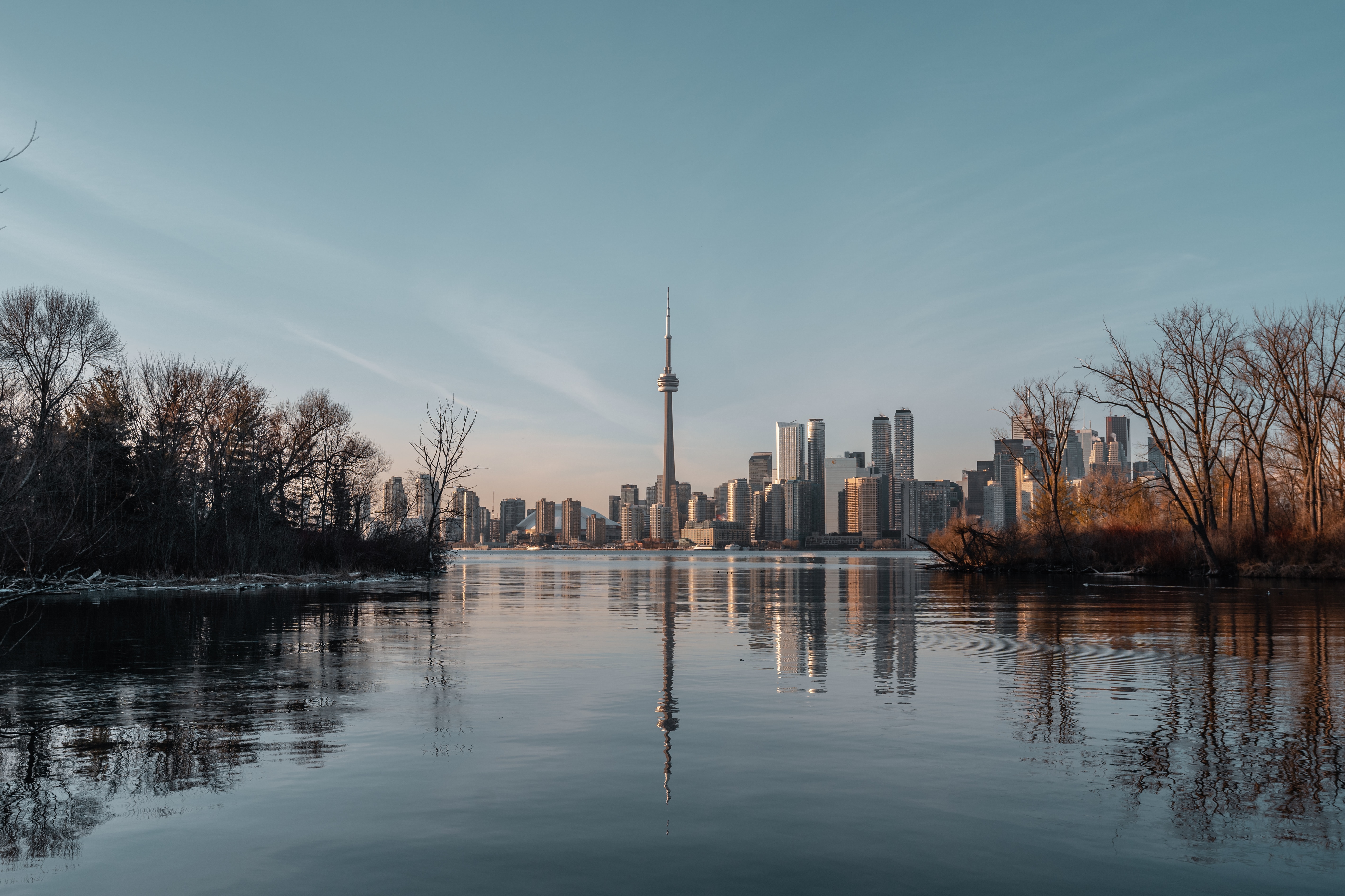 CN Tower in Toronto - Communications Tower with Far-Reaching