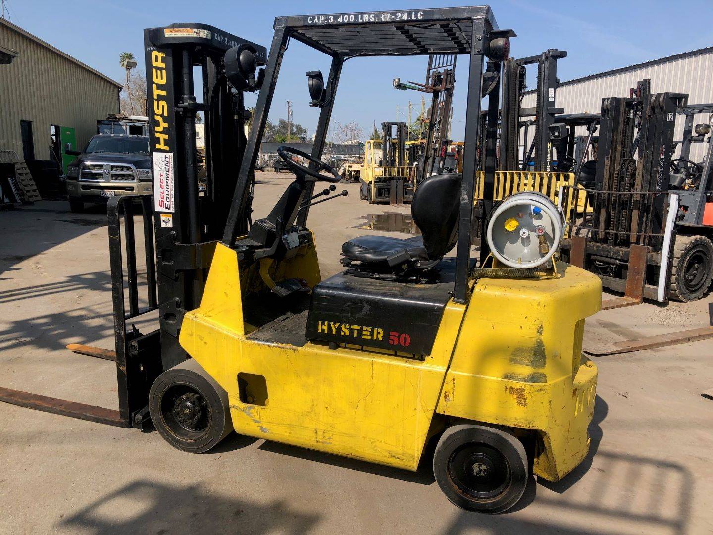 Il carrello elevatore: tutto ciò che devi sapere Hyster-forklift