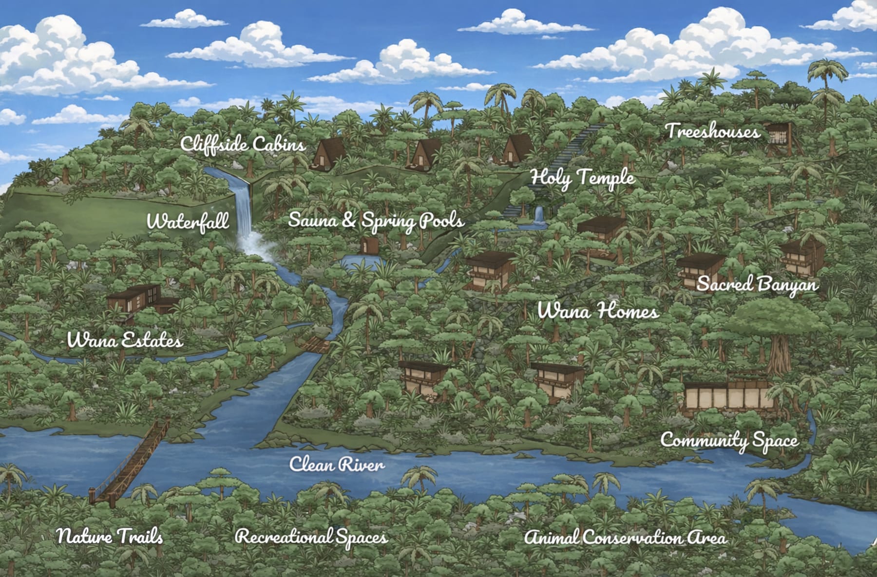 Wana Village masterplan