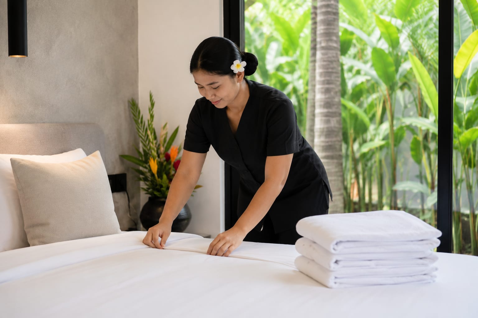 2x Daily Cleaning & Laundry