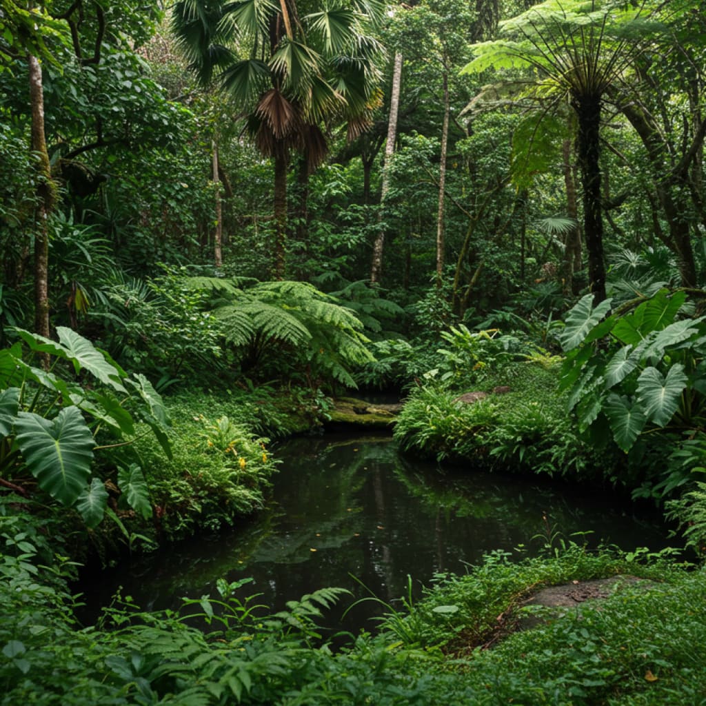 Pool in nature
