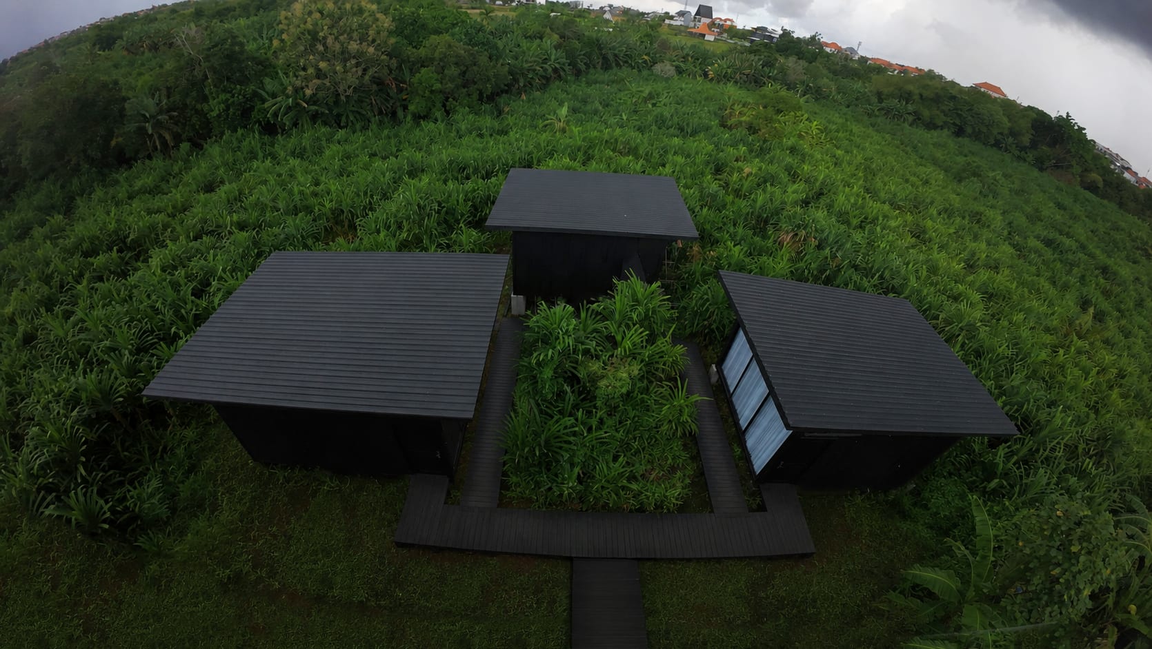 Completed cabins