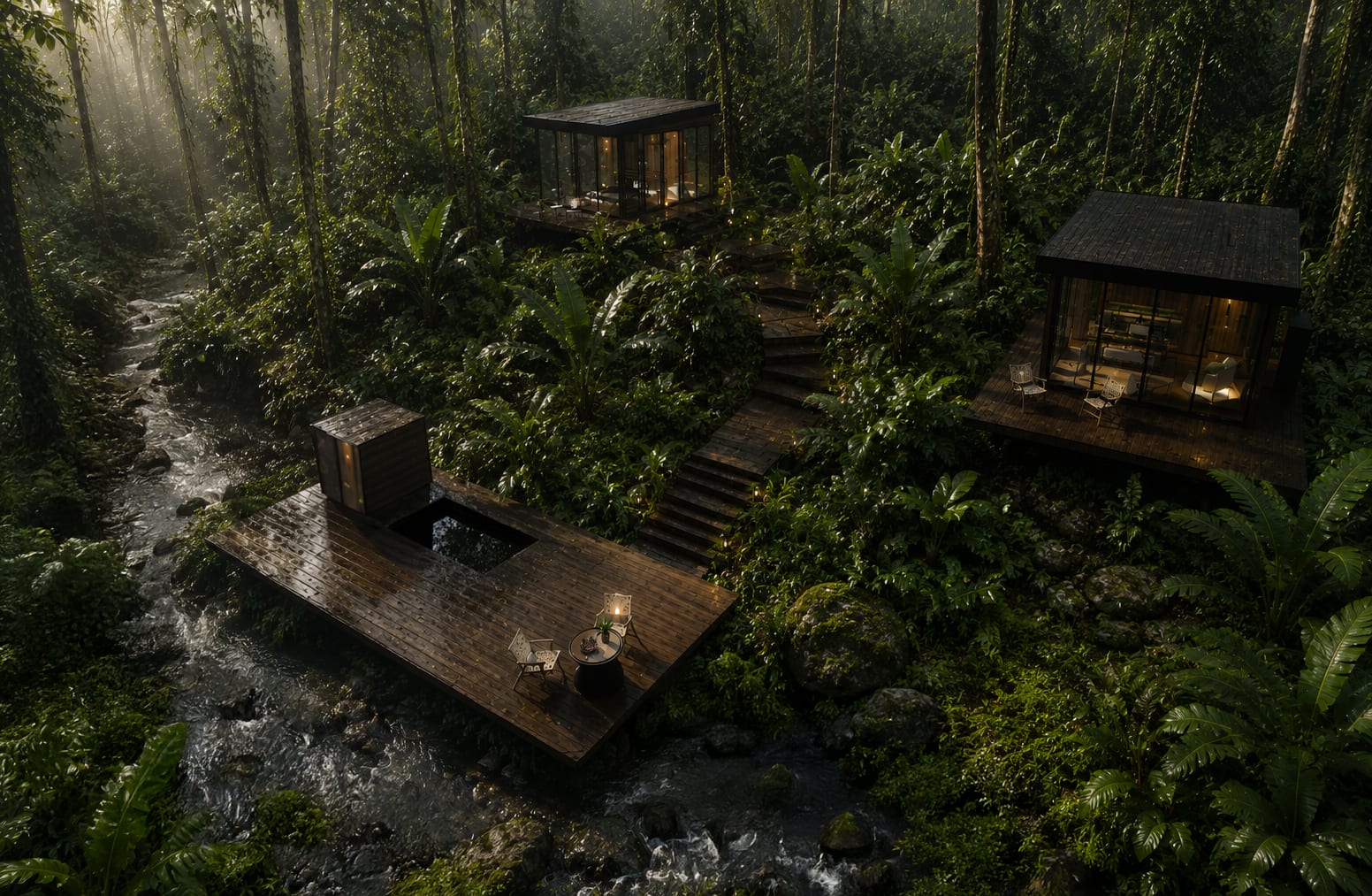 Nature resort render