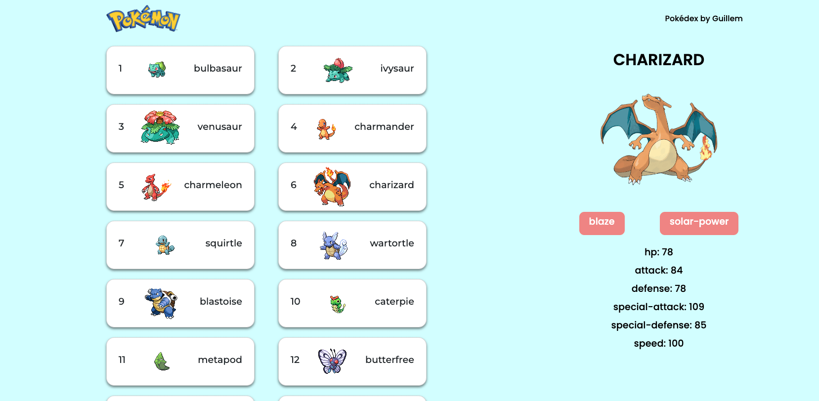 Pokédex Website