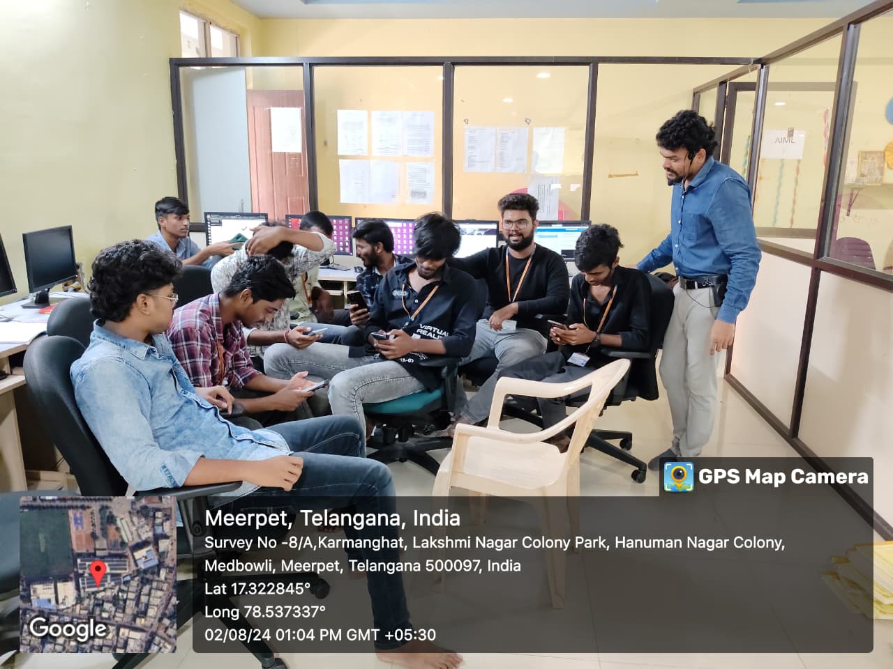 Lab training session