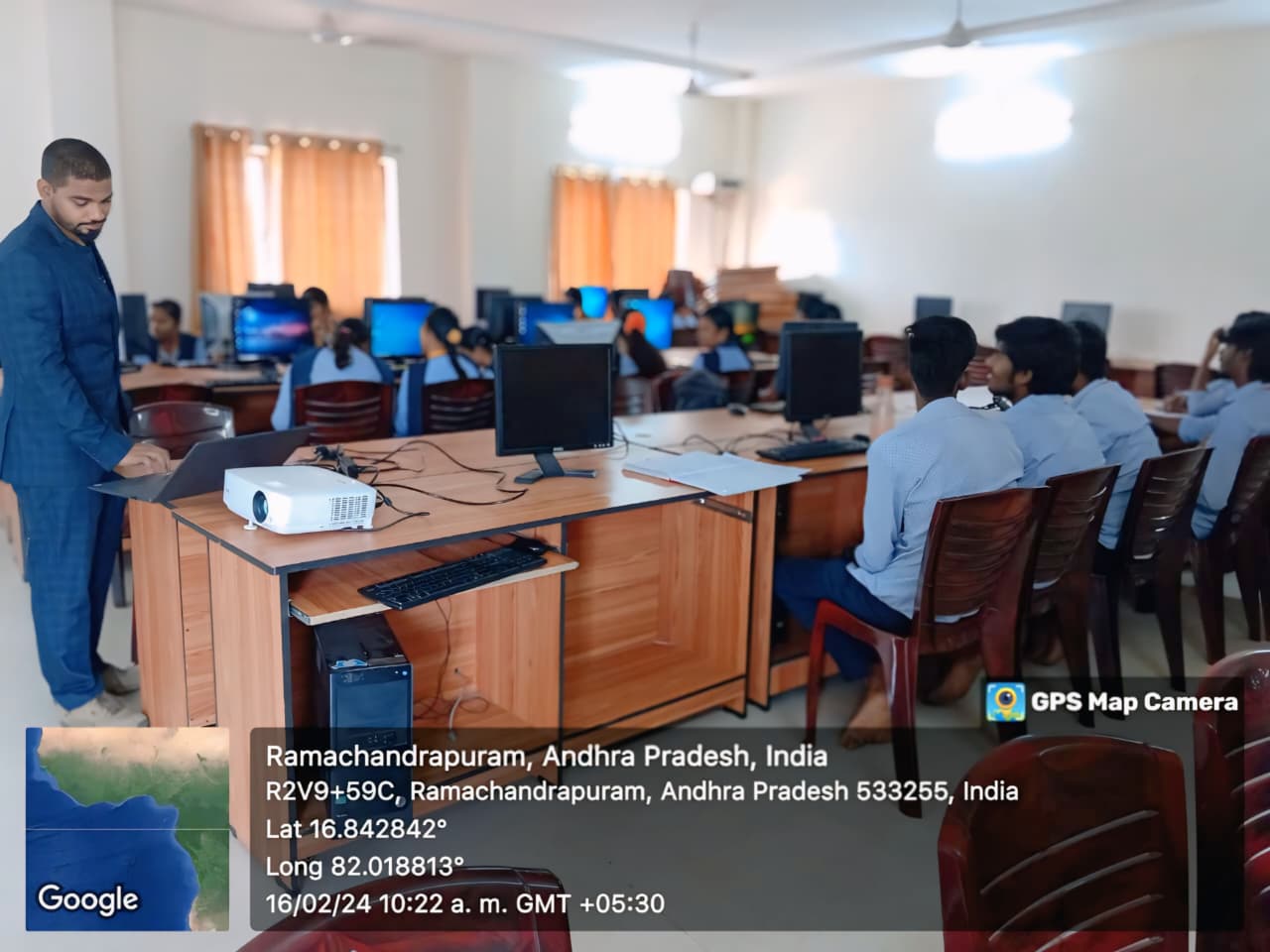 Lab session, Ramachandrapuram