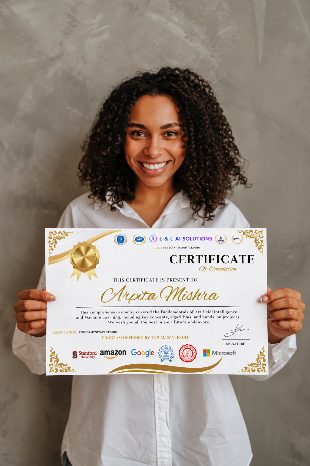Affiliation certificate