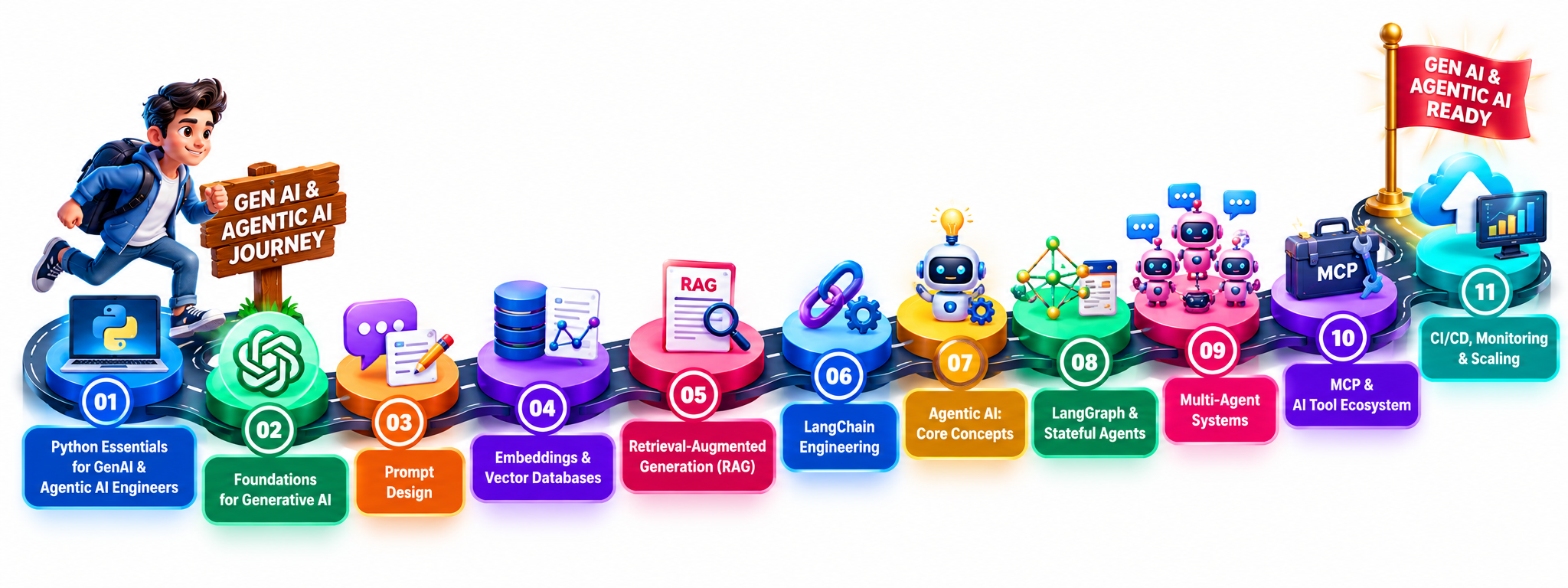 Gen AI & Agentic AI learning path