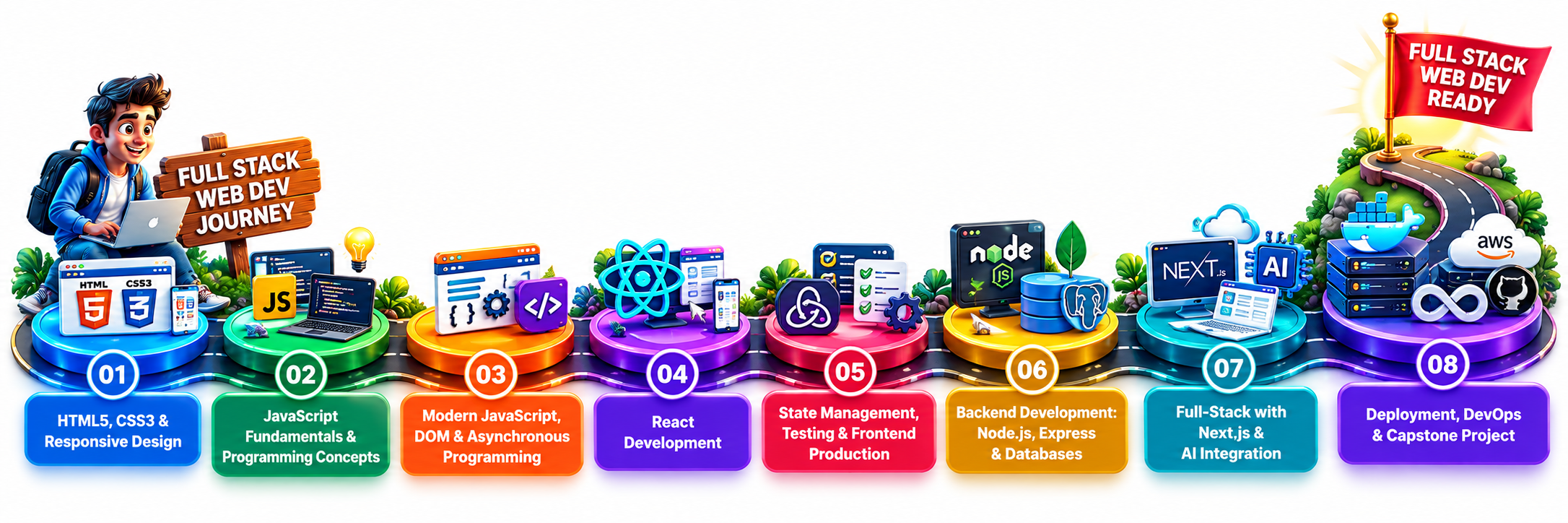 Full Stack Web Development learning path