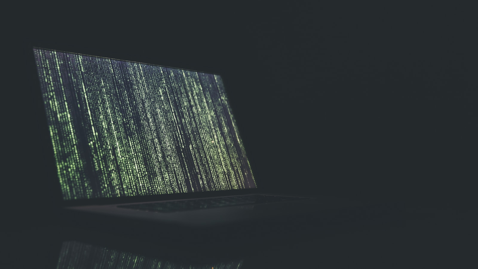 Computer screen filled with programming code