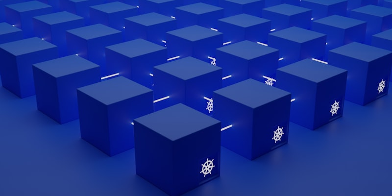 Close-up of database server hardware with illuminated status lights