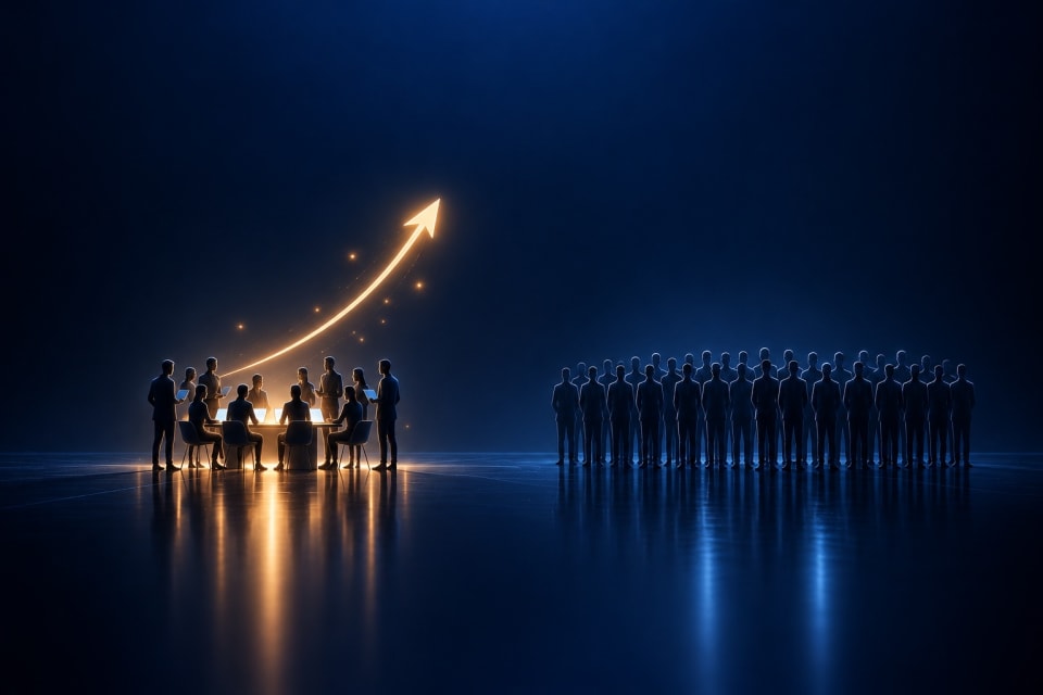 Could AI Make the 10-Person Company More Powerful Than the 100-Person Company? cover image