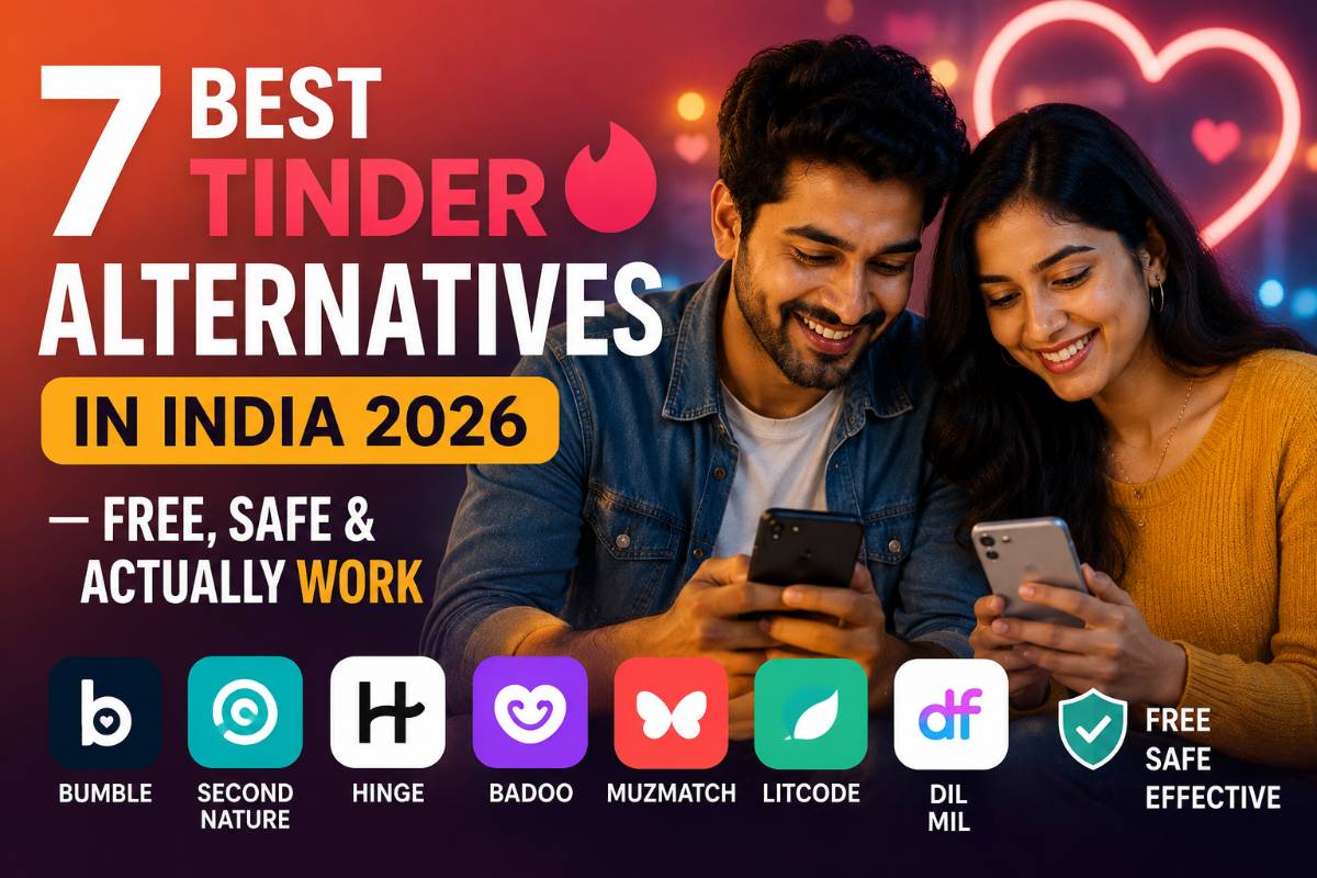 7 Best Tinder Alternatives in India 2026 — Free, Safe & Actually Work