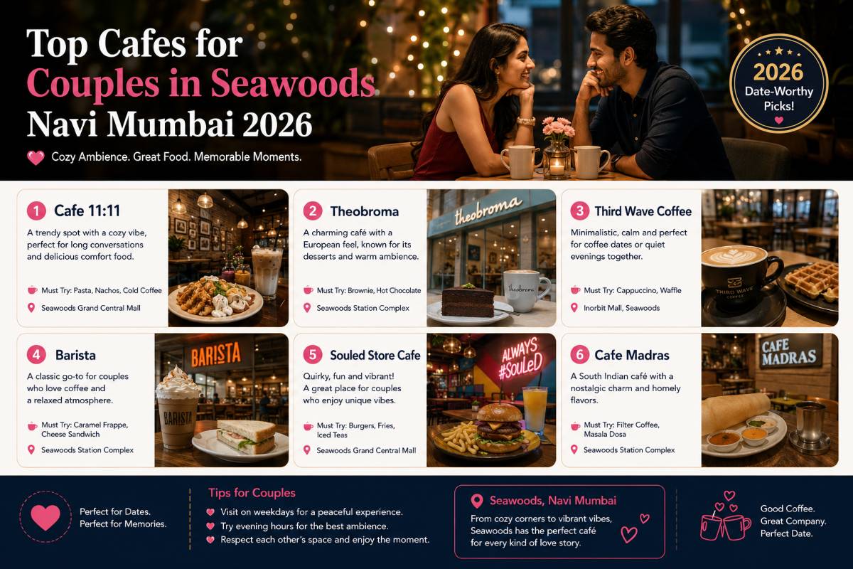 Top Cafes for Couples in Seawoods Navi Mumbai 2026