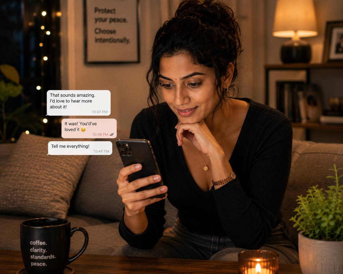 How to Have Deeper Conversations on Dating Apps — Guide for Indian Women 2026 | TrueBondr