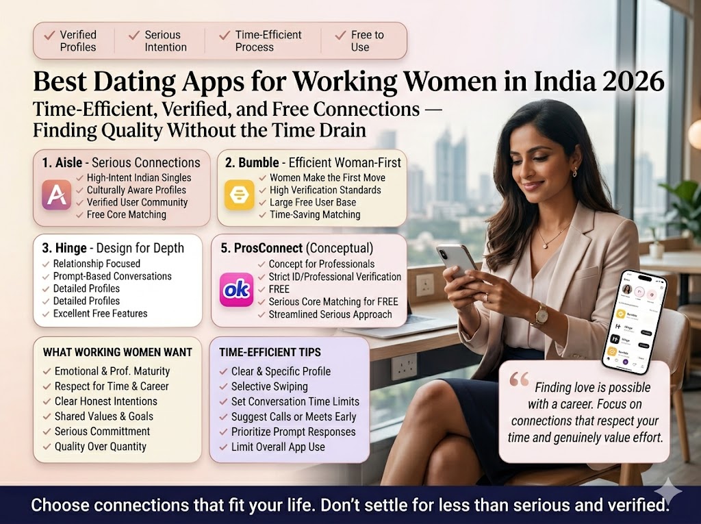 Best Dating Apps for Working Women in India 2026 — Time-Efficient | TrueBondr Best Dating Apps for Working Women in India 2026 — Time-Efficient | TrueBondr
