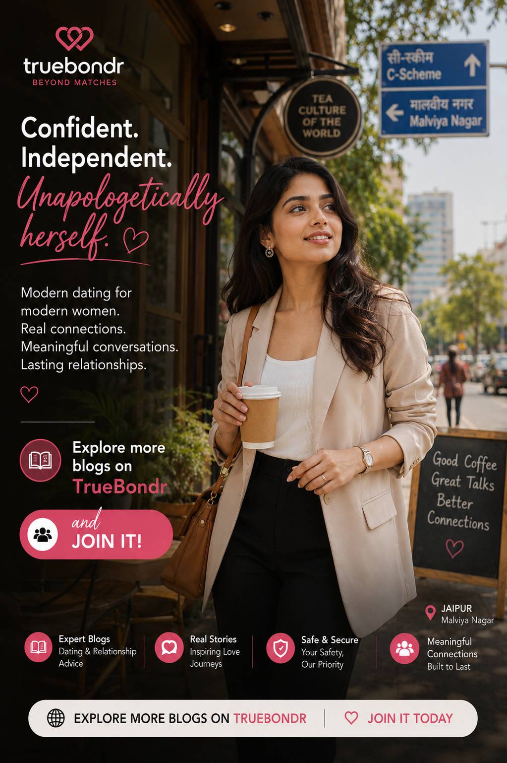 Best Dating Apps for Women in Jaipur 2026 — Safe, Verified, Free | TrueBondr