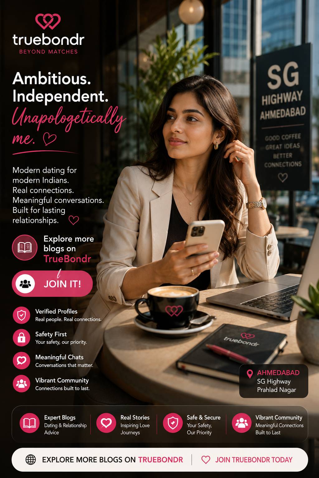 Best Dating Apps for Women in Ahmedabad 2026 — Safe, Verified, Free | TrueBondr