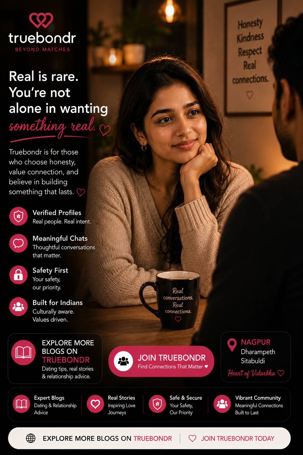How to Build a Real Emotional Connection on a Dating App — Guide for Indian Women 2026 | TrueBondr